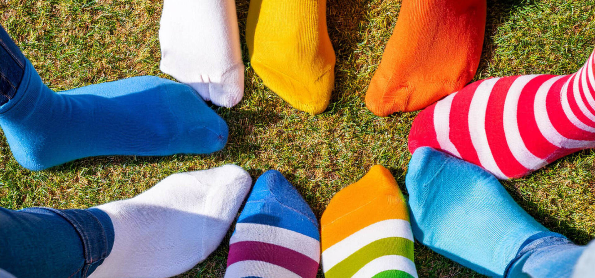 group-colorful-socks-with-striped-socks-them
